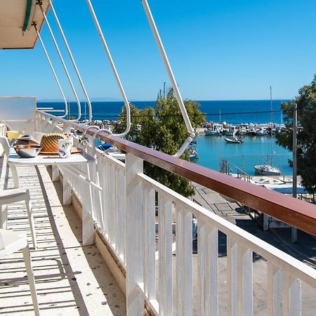 Lavish & Spacious Apt With Stunning Seaview, 10 Min Ath Airport Луца Экстерьер фото