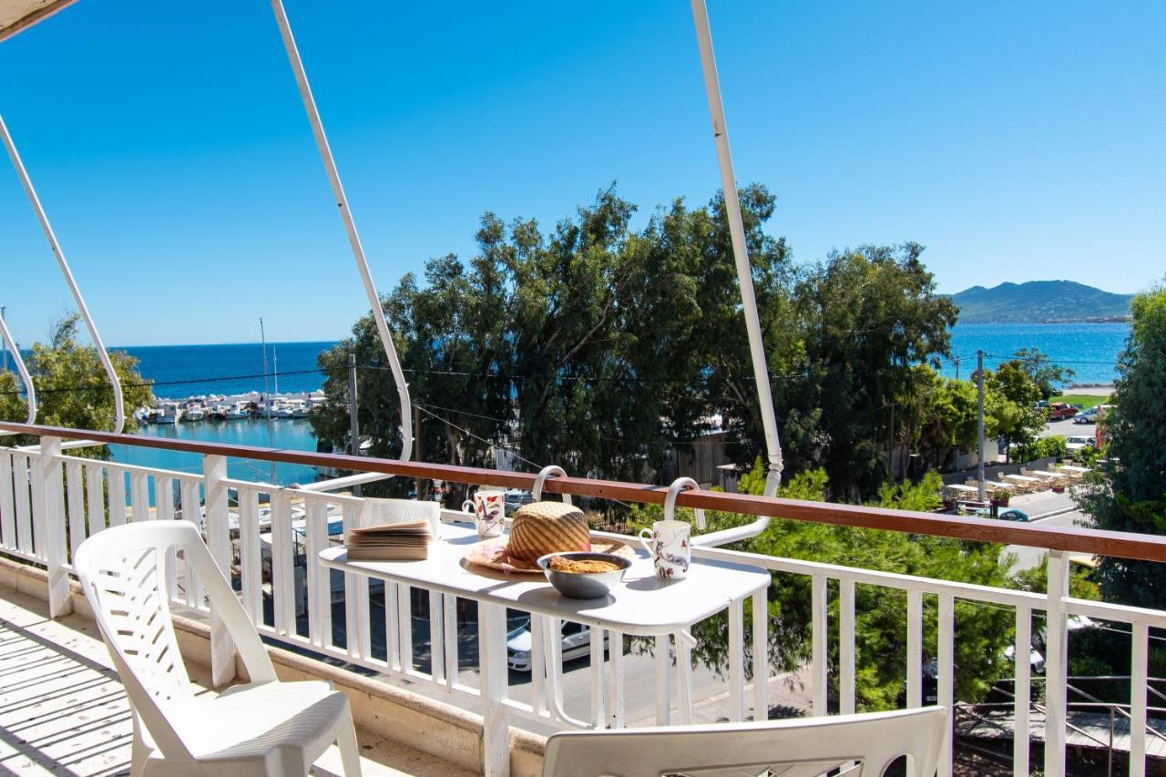 Lavish & Spacious Apt With Stunning Seaview, 10 Min Ath Airport Луца Экстерьер фото